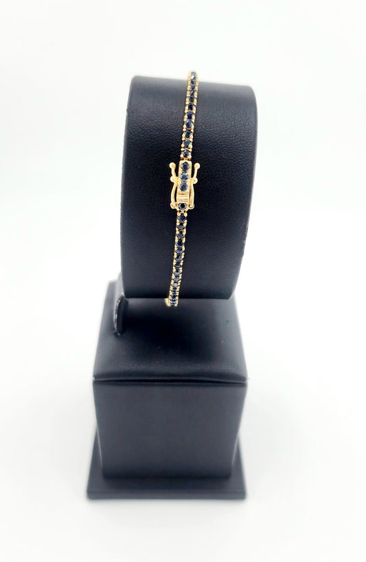 Pulso de Zafiros 14k