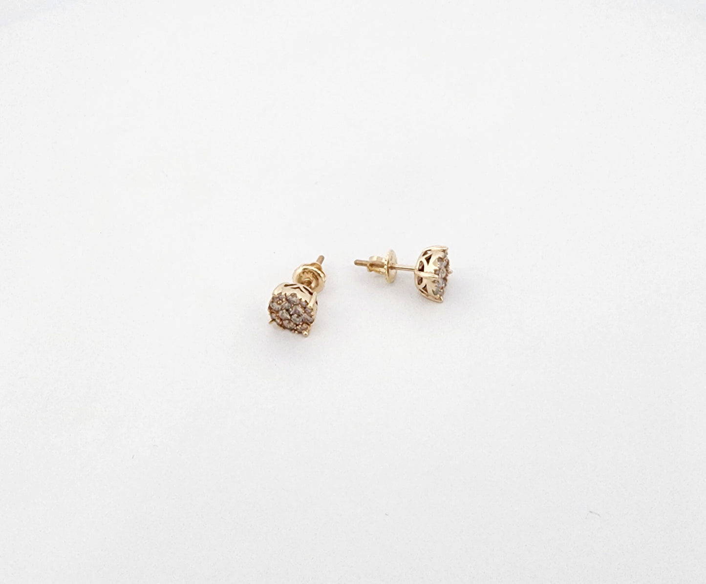 Aretes de diamantes