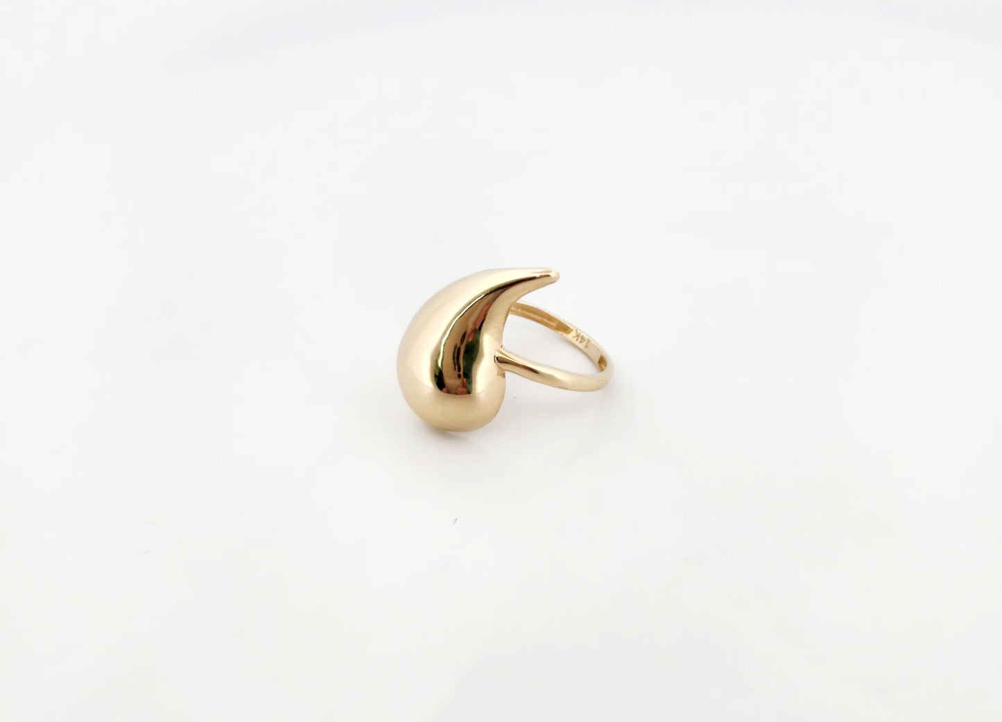 Anillo de gota 14k