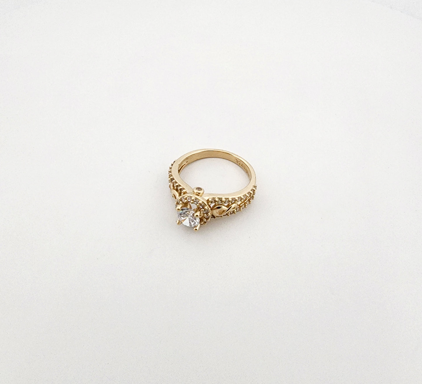 Anillo de compromiso de mujer 14k