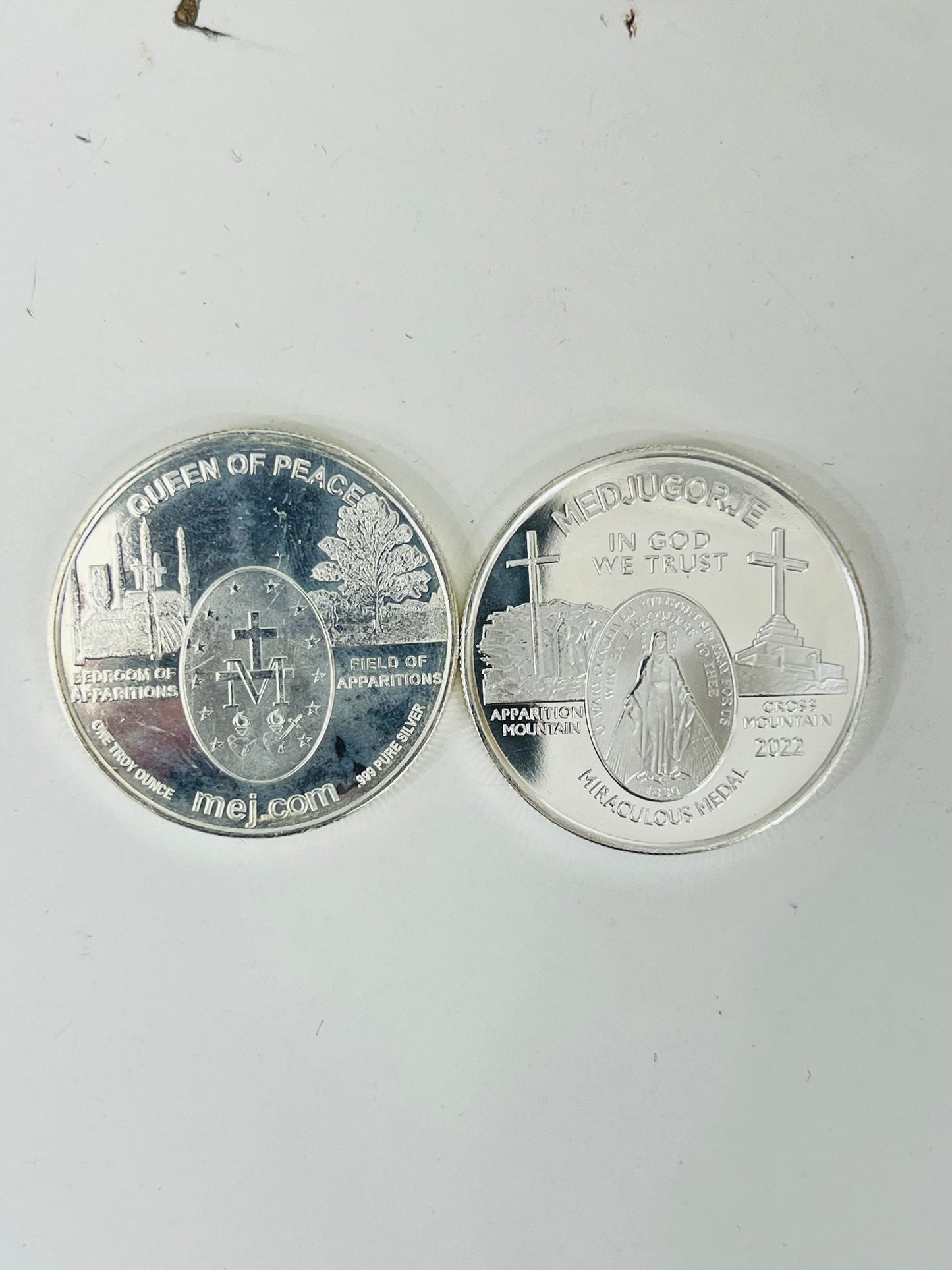 Moneda plata 999